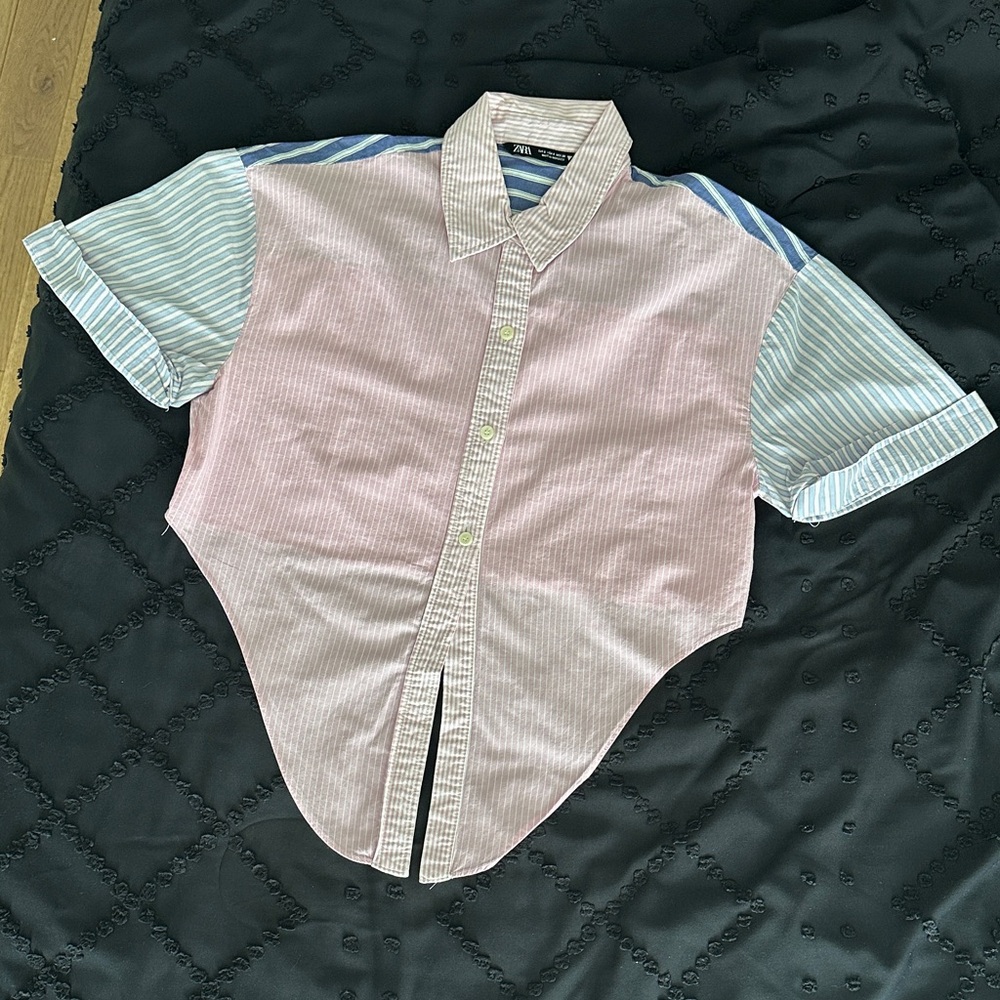 Stylish Women’s Multicolor Cropped Shirt